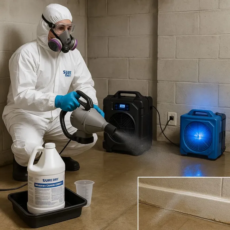 Sanitization and Odor Removal process in Hampton, NH